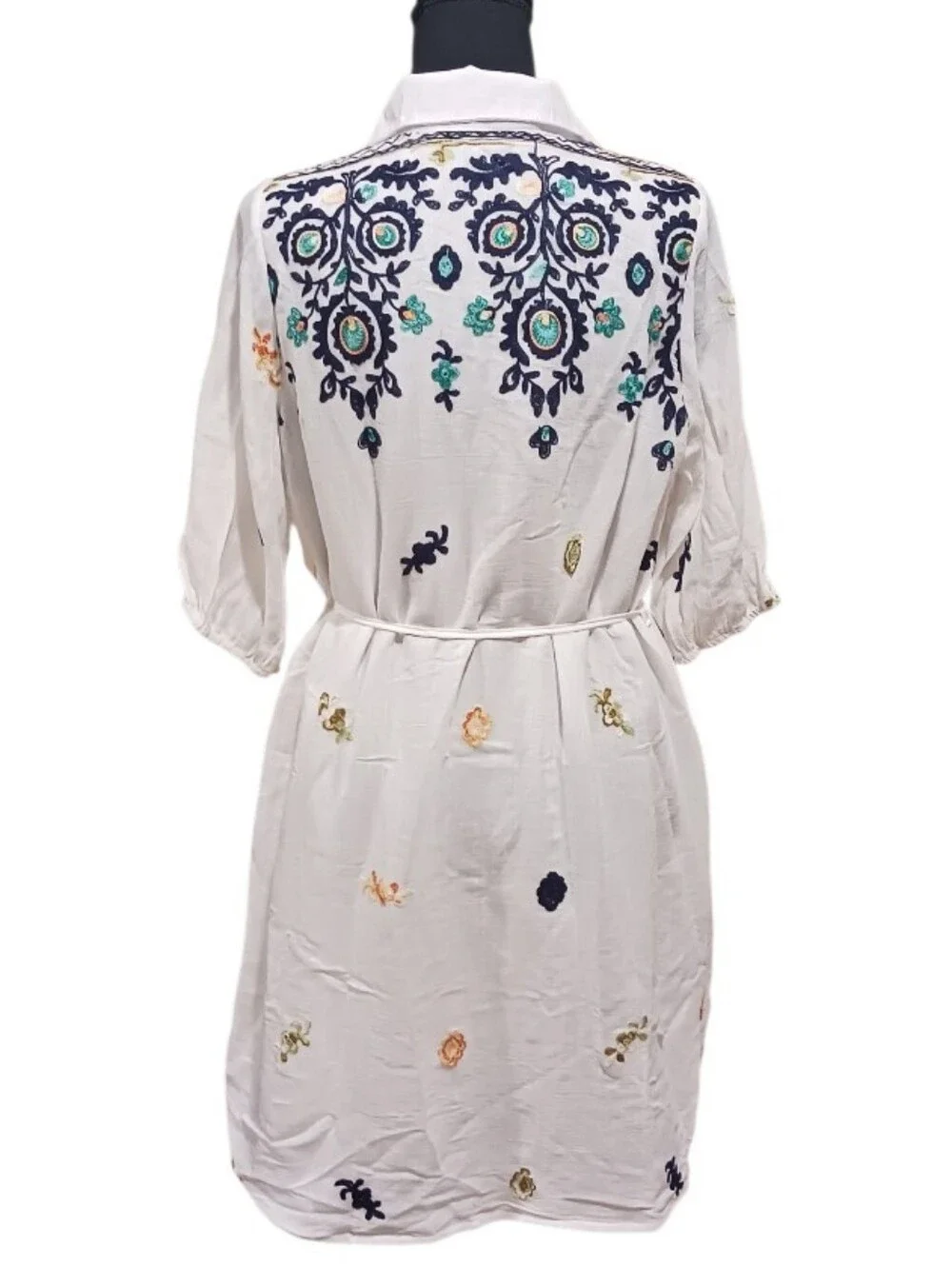 Kindred Embroidered Shirtdress Bohemian Gauzy